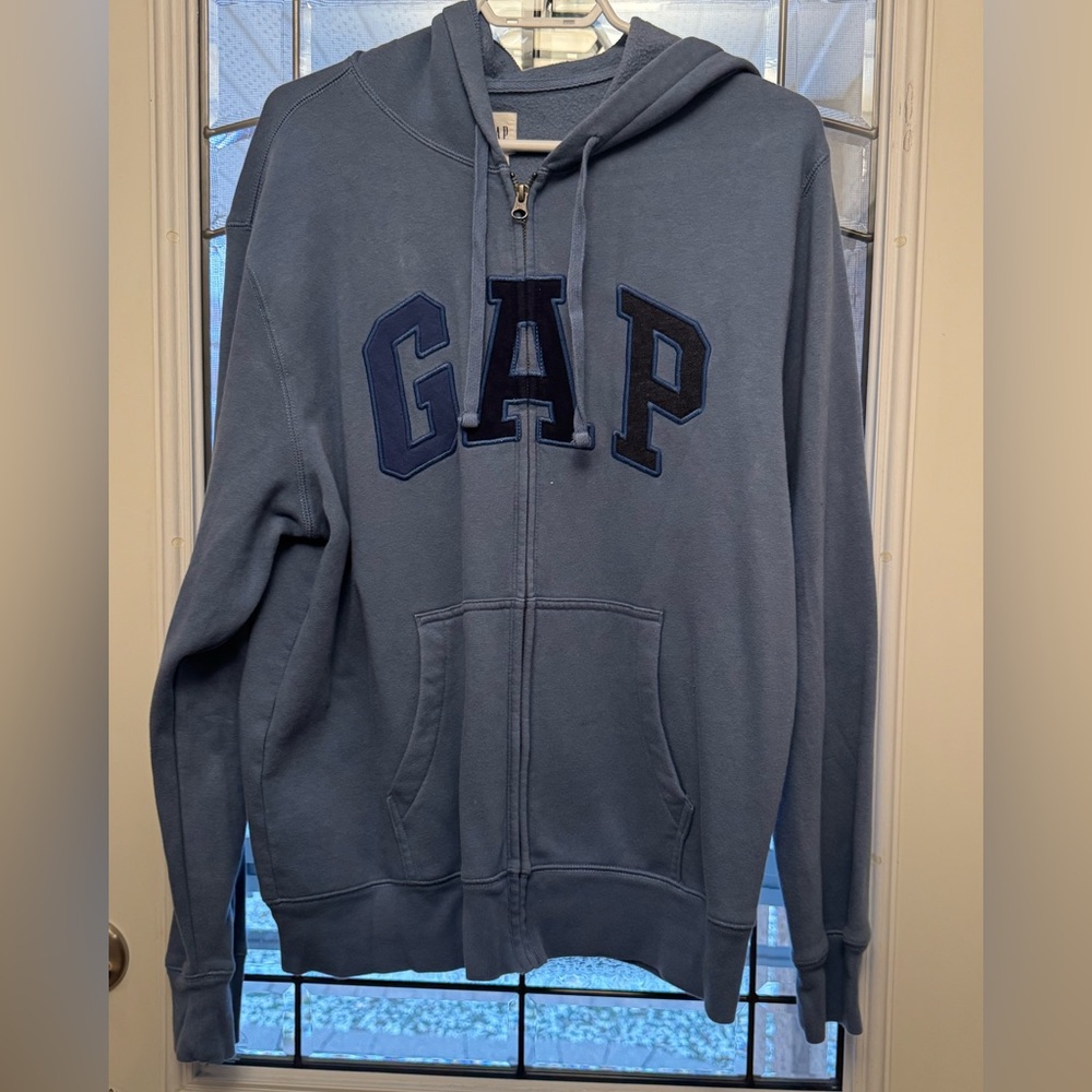 GAP Light Blue Casual Hoodie